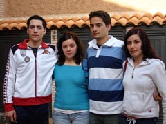 Eva, Jos Ramn, Yolanda y Emilio